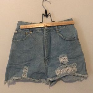 High waisted shorts